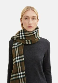 Tom Tailor Sjaal - Tarmac Big Check Woven