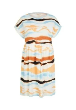 TOM TAILOR Denim Mini Dress - Jurk - Multicolor Batik -Tom Tailor 48cf3d99409b494a870bcbbb6713f1fc