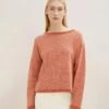 Tom Tailor Bubble Structure - Trui - Red Bubble Structure