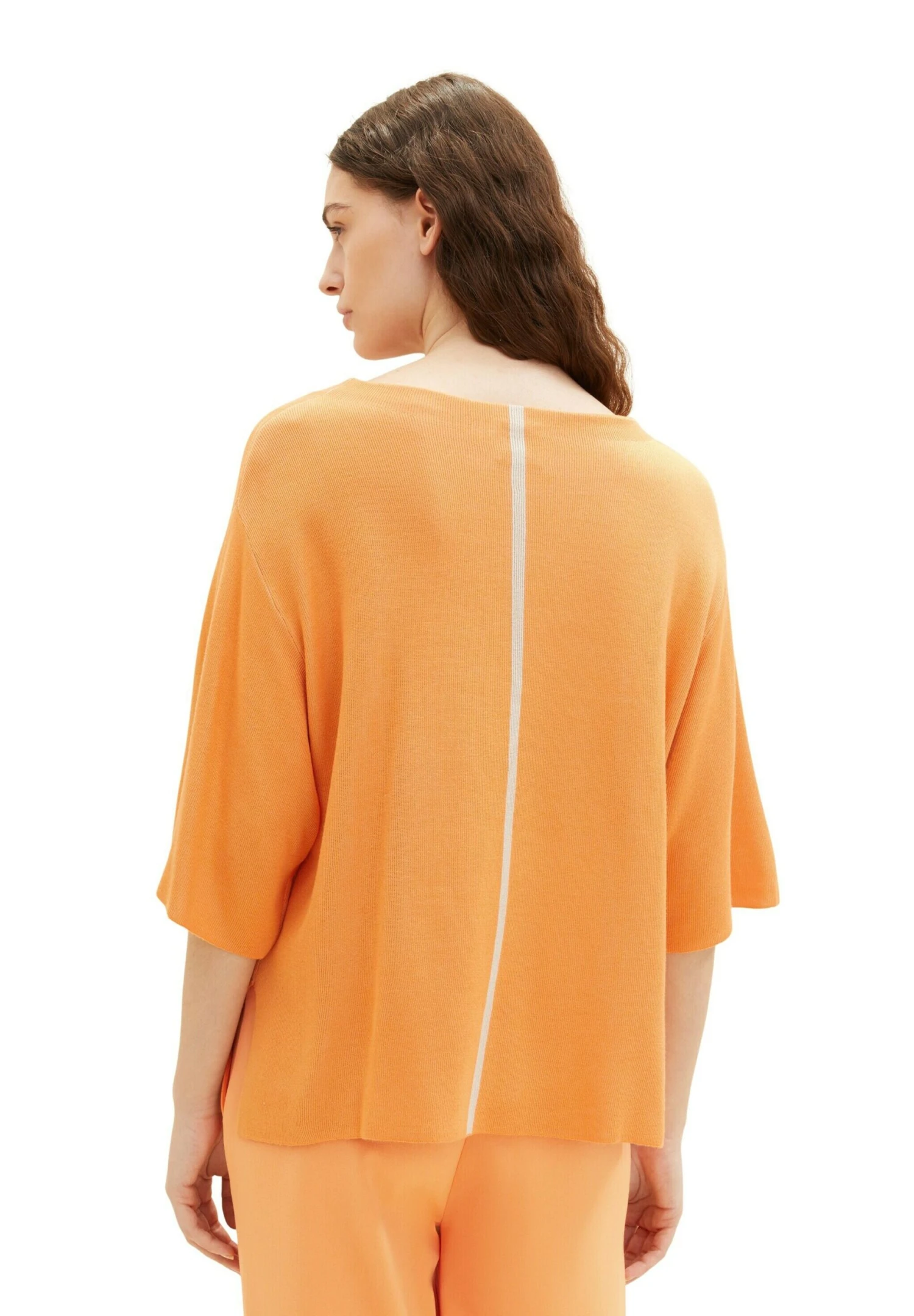 Tom Tailor Trui - Bright Mango Orange 3 Tom Tailor Trui - Bright Mango Orange - Afbeelding 3