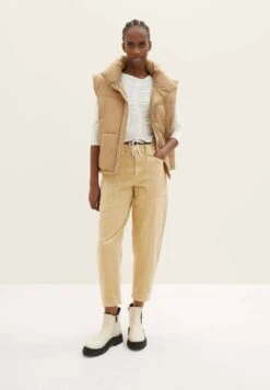 TOM TAILOR Denim Barrel Mom- Straight Leg Jeans - Brown Rice -Tom Tailor 4a422054febb40439fc0b6b6d5a7b567