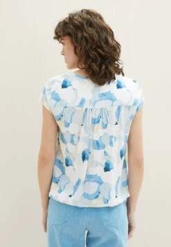Tom Tailor Blouse - Blue Shapes Design -Tom Tailor 4bfa79cff69448c6ad20624b6adff0a0