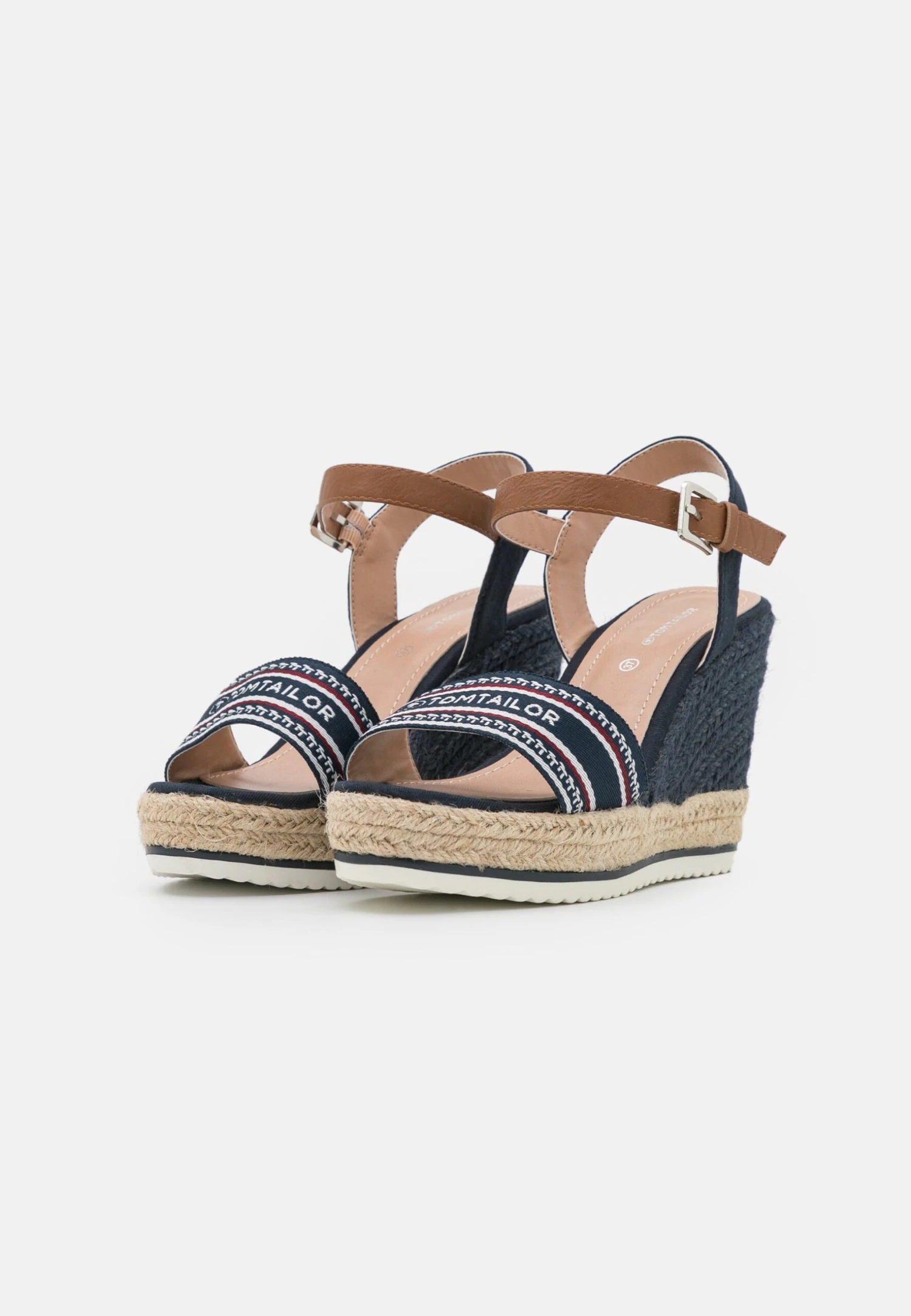 Tom Tailor Sandalen Met Plateauzool - Navy 2 Tom Tailor Sandalen Met Plateauzool - Navy - Afbeelding 2
