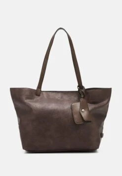 Tom Tailor Shopper - Dark Brown -Tom Tailor 4ceb769351f7402ea1391d8a5bee00f2