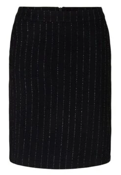 Tom Tailor Mit Nadelstreifenmuster - Minirok - Black Irregular Pin Stripe -Tom Tailor 4d9cc68ba3214e4da182e00e10ebf95e