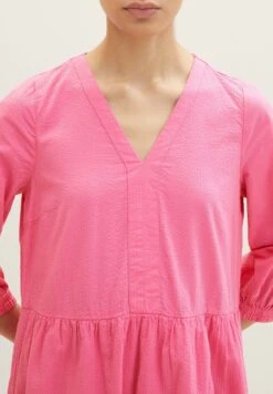 Tom Tailor Aus Seersucker - Jurk - Nouveau Pink -Tom Tailor 50abed4b8d4a418c9a3cbafcae5d16c8
