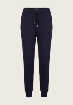 Tom Tailor Mit Rippbündchen - Trainingsbroek - Navy Midnight Blue -Tom Tailor 531672605b6249f28ad9afa15c5af5df