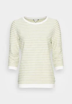 TOM TAILOR Denim Striped Jacquard- Sweater - Green -Tom Tailor 5400f7c4fa3d4b2e87a113bedd79af0b