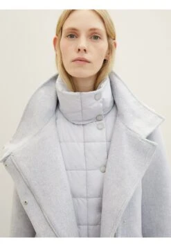 Tom Tailor Mit Stehkragen - Mantel - Soft Light Grey Melange -Tom Tailor 54cafd2eb07440caa961a62db5284c9d