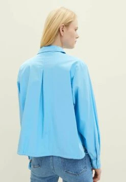 TOM TAILOR Denim Mit Ballonärmeln - Overhemdblouse - Rainy Sky Blue -Tom Tailor 551a653ecc734b74bd22e65a75c2911e
