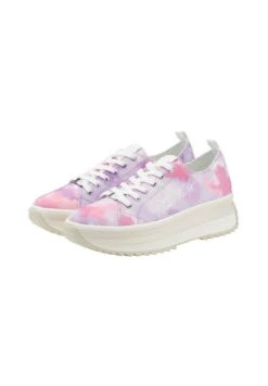 Tom Tailor Licence Mit Plateauabsatz - Sneakers Laag - Pink Multi