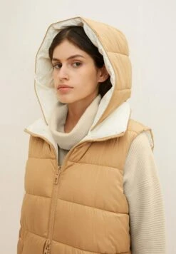 Tom Tailor Mit Kapuze - Bodywarmer - Soft Light Camel -Tom Tailor 55649d09b151406285caa431b8304dab