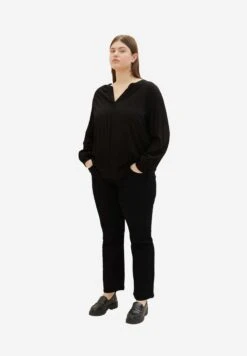 Tom Tailor Langarm - Blouse - Deep Black