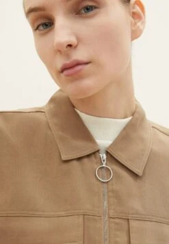 Tom Tailor Im Utility-Look - Jas - Splashed Clay Beige -Tom Tailor 586ee37d7ddb49a497ac52afabde7b00