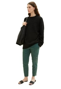 Tom Tailor Cropped - Cargobroek - Pineneedle Green -Tom Tailor 58a841e032d640a58472eadee805eb56