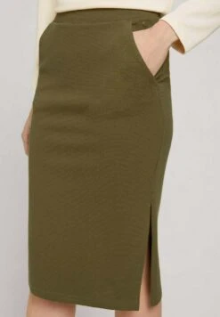 Tom Tailor Structured - Kokerrok - Strong Olive -Tom Tailor 58a8997f84344b9eb291d3d0e71fa7de