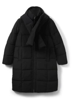 Tom Tailor Mit Abnehmbarem Schal - Winterjas - Deep Black -Tom Tailor 58de20f93dd24ff6a174cfec6aacf7ea