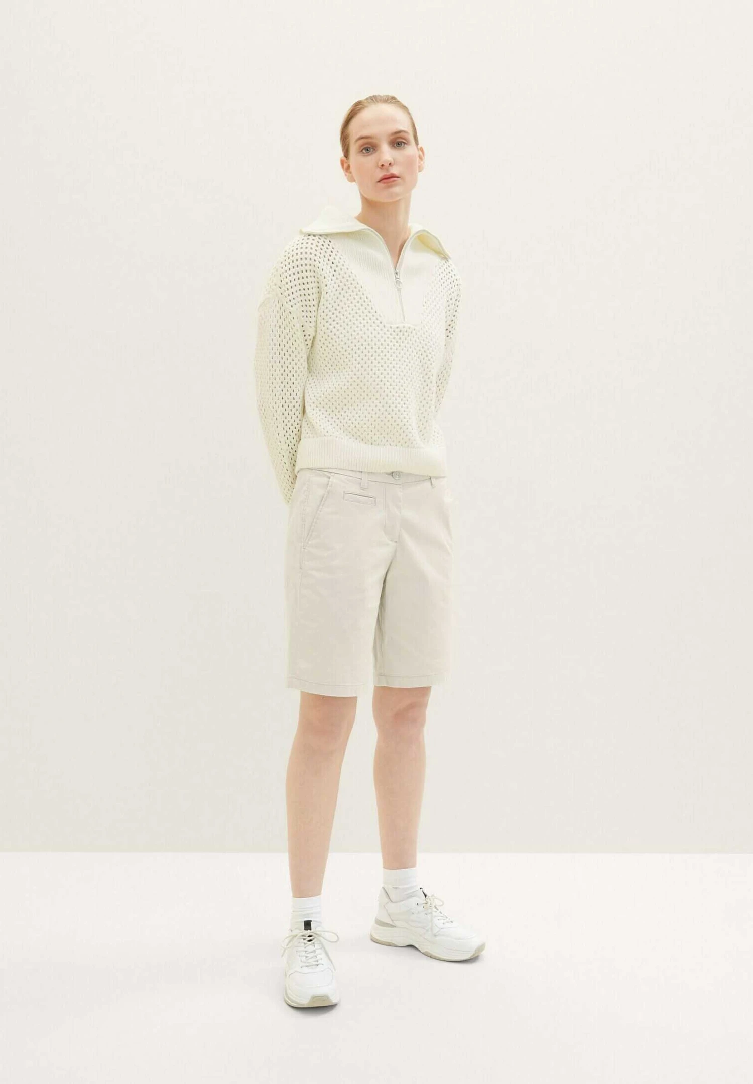 Tom Tailor Shorts - Dusty Beige 2 Tom Tailor Shorts - Dusty Beige - Afbeelding 2