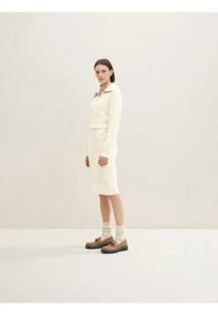 Tom Tailor Mit Rippstruktur  - Kokerrok - Soft Buttercream -Tom Tailor 5a5486d842354ada80907ab36e765343