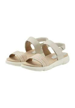 Tom Tailor Licence Mit Logo-Print - Sandalen Met Sleehak - Mud Rose