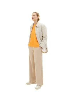 Tom Tailor Mit Struktur - Sweater - Bright Mango Orange -Tom Tailor 5cbc132cb2af4beb9e44b94956ad47e8