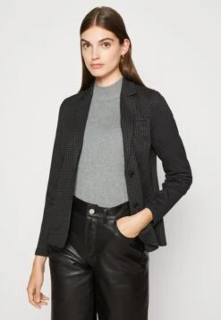 Tom Tailor Checked - Blazer - Grey Black -Tom Tailor 6048037561c74ba99d1484d6c476d0ff