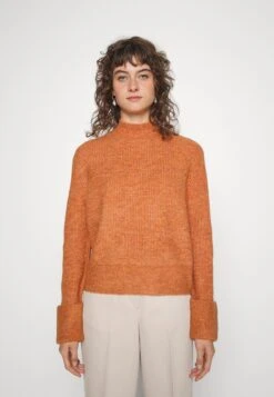 TOM TAILOR Denim Cosy Mock Neck - Trui - Rusty Amber