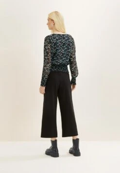 TOM TAILOR Denim Gemusterte Mit V-Ausschnitt - Blouse - Sparkling Dots Print -Tom Tailor 61af278072c34062b4eb9cc998881455