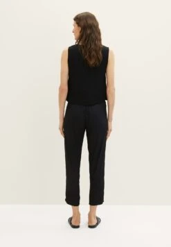 Tom Tailor Cropped - Broek - Deep Black 12 Tom Tailor Cropped - Broek - Deep Black -Tom Tailor 62eae222b35847c0a346c824419fb204