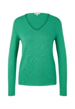 Tom Tailor Basic V Neck - Trui - Vivid Leaf Green -Tom Tailor 636709443e3b431bbdacb9af5c968232