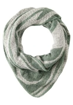 TOM TAILOR Denim Gemusterter In Dreiecksform - Sjaal - Green Marble -Tom Tailor 64d1a4f361a74fb8bc8877b170f9e911