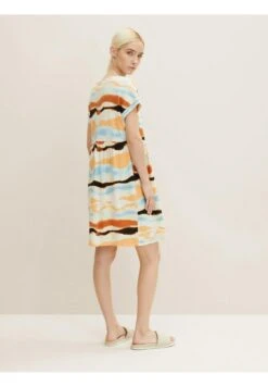 TOM TAILOR Denim Mini Dress - Jurk - Multicolor Batik -Tom Tailor 661d58c9f9be433f8abff4882c4b1083