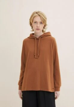 TOM TAILOR Denim Hoodie - Mid Brown