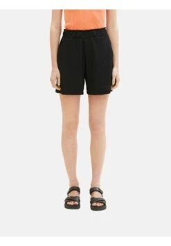 TOM TAILOR Denim Mit Struktur - Shorts - Deep Black