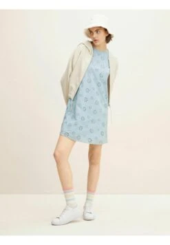 TOM TAILOR Denim Mini Shapeschiffli Dress - Jurk - Light Blue