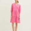 Tom Tailor Aus Seersucker - Jurk - Nouveau Pink