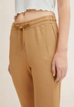 Tom Tailor Mit Rippbündchen - Trainingsbroek - Soft Light Camel -Tom Tailor 691b40dab12246f5bc12d327cd4b56a6