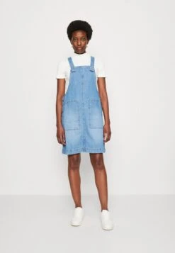TOM TAILOR Denim Dungaree - Spijkerjurk - Light Stone Bright Blue Denim