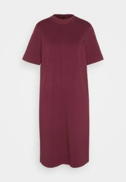 Tom Tailor Dress With High Collar - Jerseyjurk - Deep Burgundy Red -Tom Tailor 6a27c3f0295548c7a3bdab326b62495d