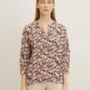 Tom Tailor Mit Print - Blouse - Beige Small Floral Design