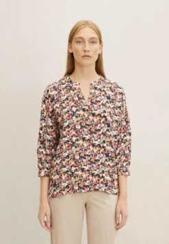 Tom Tailor Mit Print - Blouse - Beige Small Floral Design