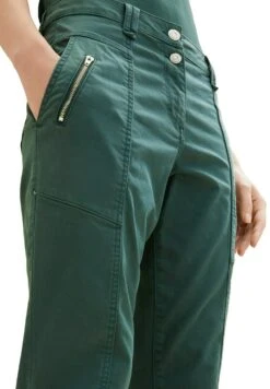 Tom Tailor Cropped - Cargobroek - Pineneedle Green -Tom Tailor 6bf03e990a304187ac70c41880ecde06