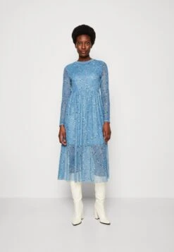 TOM TAILOR Denim Dress - Cocktailjurk - Blue Multicolor Dots
