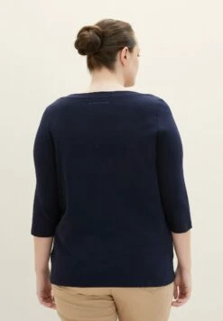 Tom Tailor Mit U-Boot-Ausschnitt - Longsleeve - Sky Captain Blue 8 Tom Tailor Mit U-Boot-Ausschnitt - Longsleeve - Sky Captain Blue -Tom Tailor 70ca5834365e4fe88dd33eaa78f7a7e9