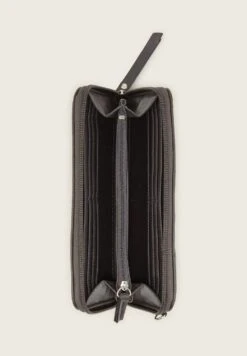 Tom Tailor Yana Protemonnaie Mit Struktur - Portemonnee - Dark Grey -Tom Tailor 711862277d284e47a5730c0d0fa03810
