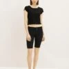 Tom Tailor Alexa Slim - Jeansshort - Deep Black