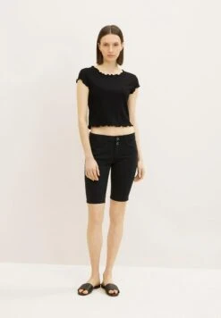 Tom Tailor Alexa Slim - Jeansshort - Deep Black