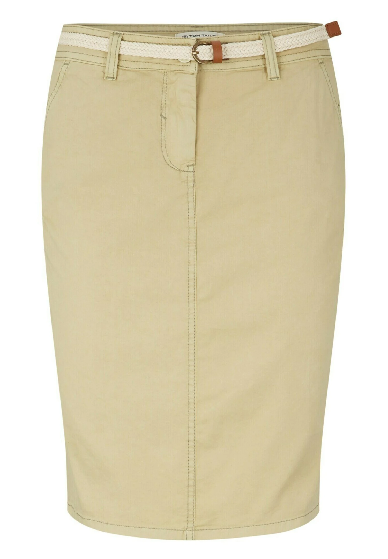 Tom Tailor Röcke Unifarbender Rock - Kokerrok - Light Moderate Olive 6 Tom Tailor Röcke Unifarbender Rock - Kokerrok - Light Moderate Olive - Afbeelding 6