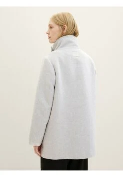 Tom Tailor Mit Stehkragen - Mantel - Soft Light Grey Melange -Tom Tailor 72aecc156b7b48fbace595d3e19c17ad