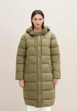 Tom Tailor Puffer Mit Kapuze - Winterjas - Tree Moss Green